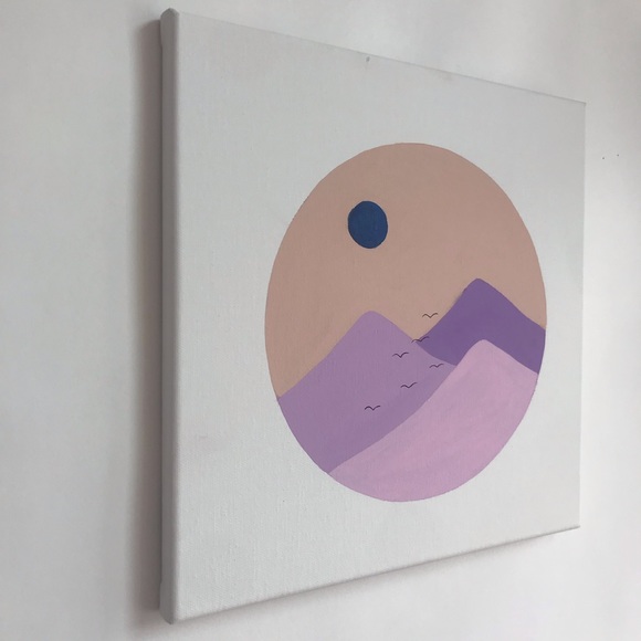 Minimalistic Landscape Acrylic Painting - Picture 3 of 5